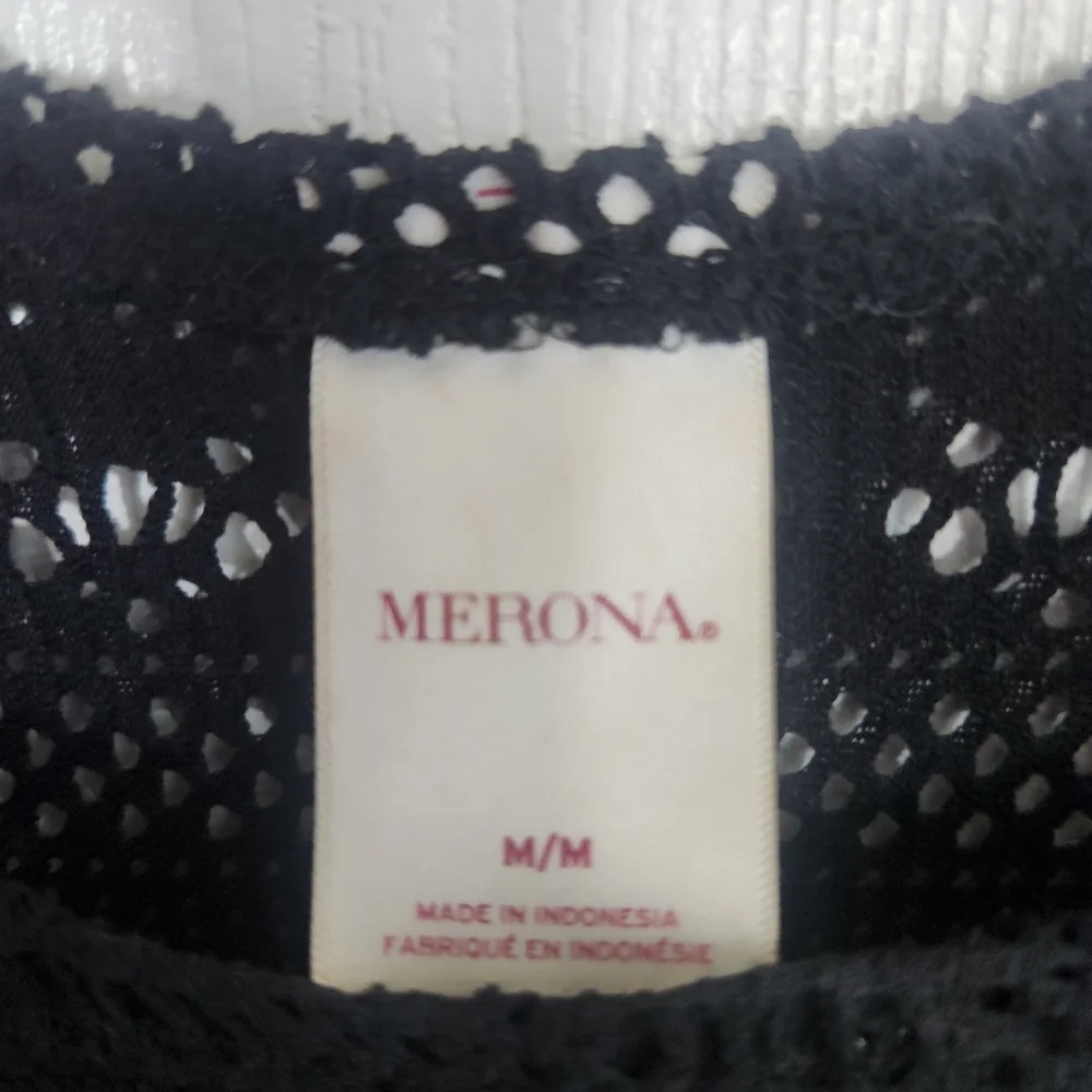 Merona Black Sleeveless Sheath Mini Beach Cover‎ Up Size M